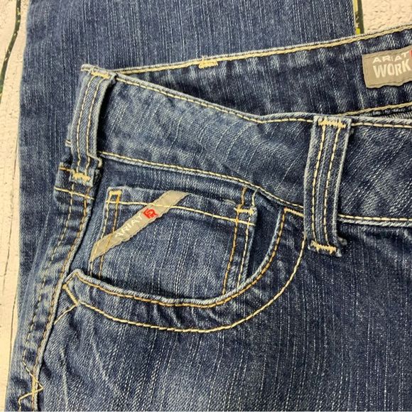 ARIAT Fr Flame Resistant Work Jeans mid rise boot cut - Picture 5 of 8
